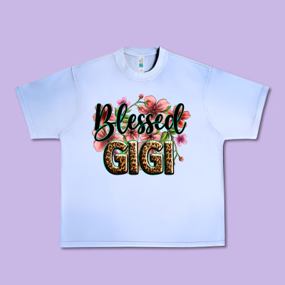 Flowers Blessed Gigi Urban Heavy Tee Designed By Zillion Design Studio