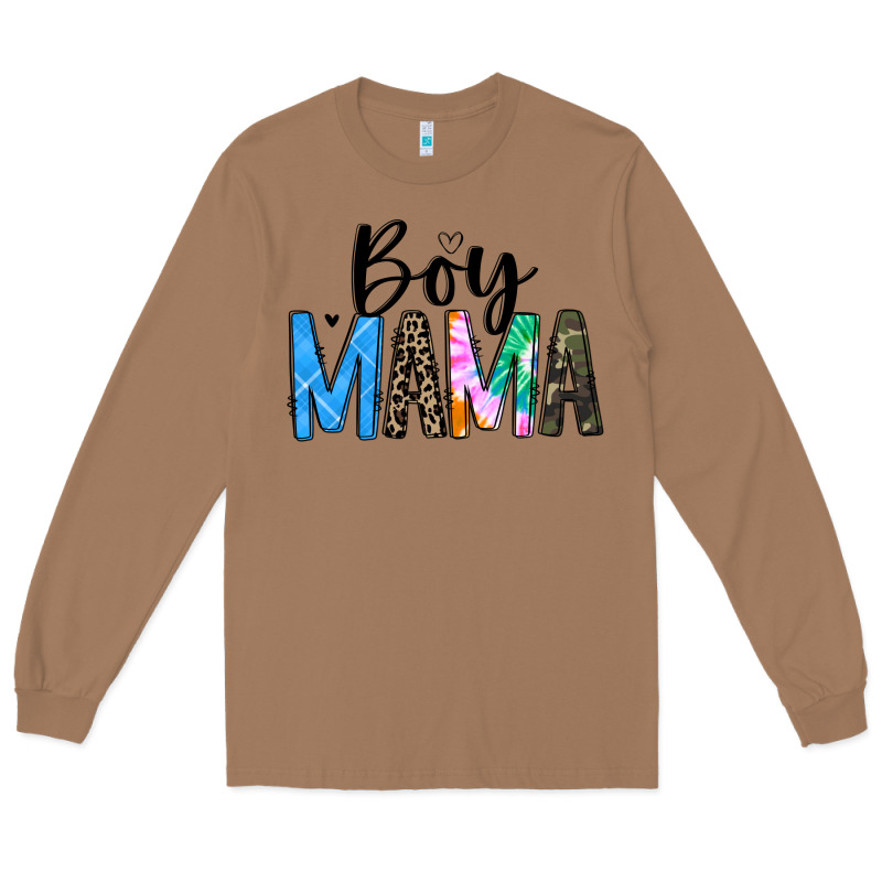 Boy Mama White Long Sleeve Tee by JahusDesignShop | Teevron