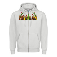 Dove Grey beer party for christmas Zipper Hoodie - AdoDesignShop