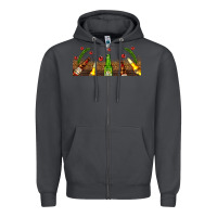 Smoke beer party for christmas Zipper Hoodie - AdoDesignShop