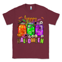 Burgundy happy halloween jars and horror Classic Tee - AdoDesignShop