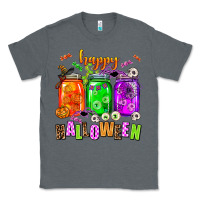 Charcoal Heather happy halloween jars and horror Classic Tee - AdoDesignShop