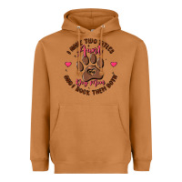 Meerkat i have two titles aunt and dog mom Heavyweight Hoodie - MaliasSmallBusiness