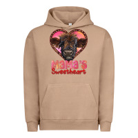 Pigment Burro mama's sweetheart highland calf Urban Hoodie - RanaPortraitStore