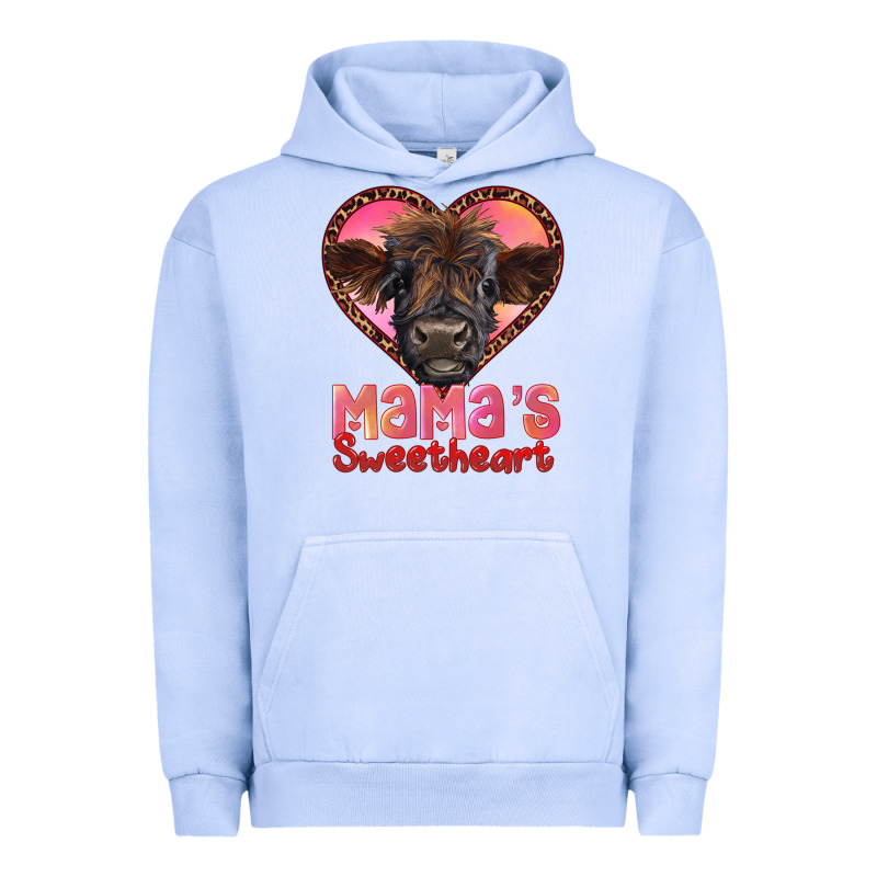 Mama's Sweetheart Highland Calf Urban Hoodie by RanaPortraitStore | Teevron