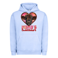 Pigment Grape Ice mama's sweetheart highland calf Urban Hoodie - RanaPortraitStore
