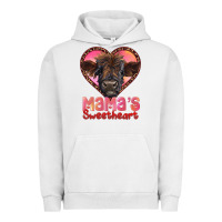 Pigment Lunar Rock mama's sweetheart highland calf Urban Hoodie - RanaPortraitStore