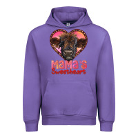 Tulip mama's sweetheart highland calf Urban Hoodie - RanaPortraitStore