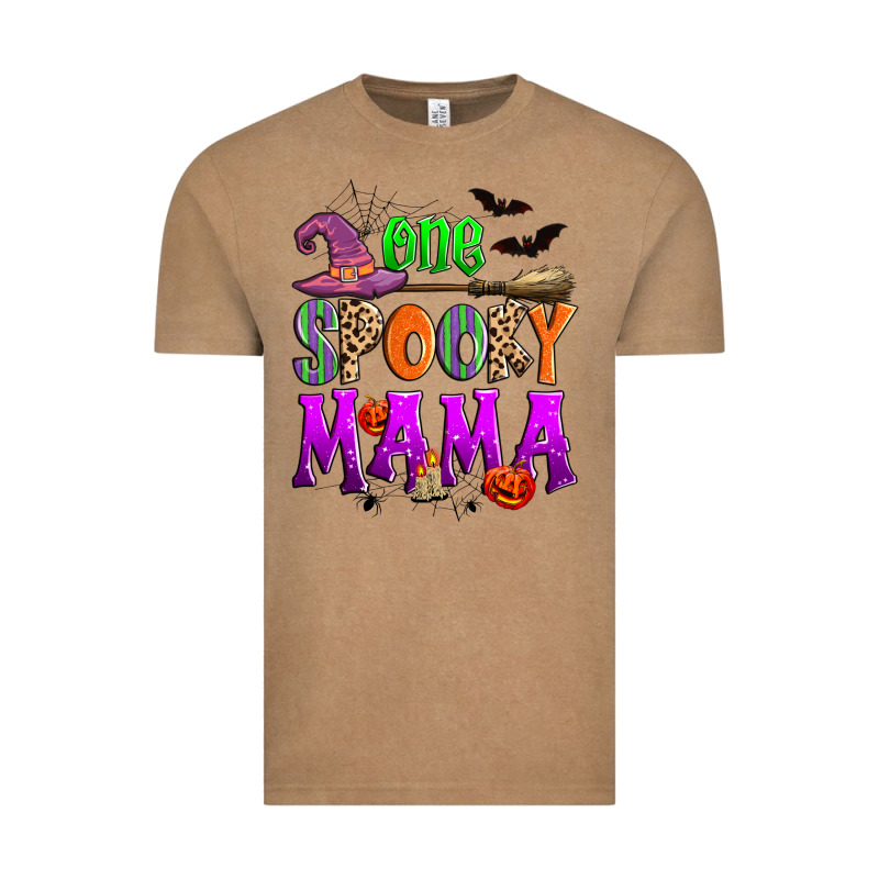 One Spooky Mama Vintage Tee by Zillion Design Studio | Teevron
