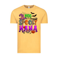 Vintage Mustard one spooky mama Vintage Tee - Zillion Design Studio