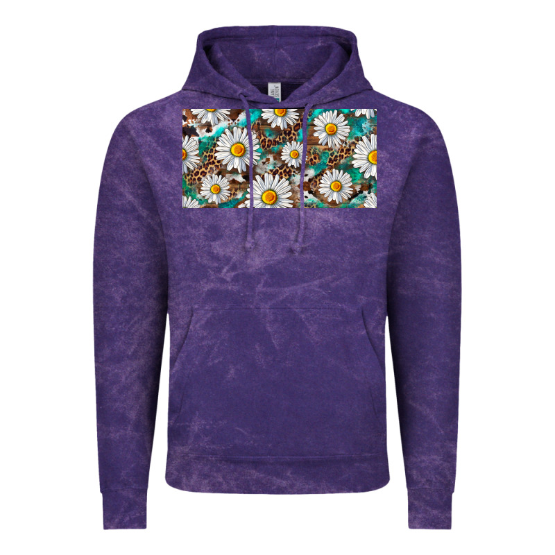 Leopard Daisy Vintage Hoodie by RanaPortraitStore | Teevron
