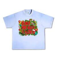 Grape Ice one merry teacher Urban Heavy Tee - texasbilliewilder
