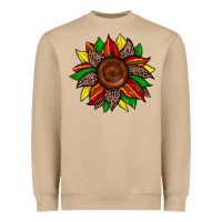 Mushroom juneteenth leopard sunflower Heavyweight Sweatshirt - Zillion Design Studio
