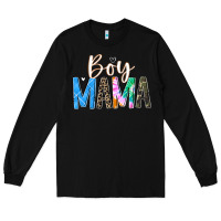 Black boy mama  black Long Sleeve Tee - JahusDesignShop