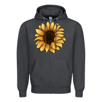 Smoke sunflower Zipper Hoodie - JahusDesignShop
