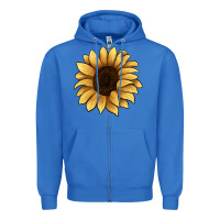 True Royal sunflower Zipper Hoodie - JahusDesignShop