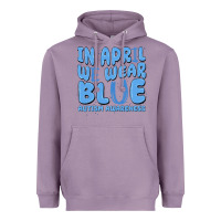 Lavender in april we wear blue autism awareness Heavyweight Hoodie - MaliasSmallBusiness