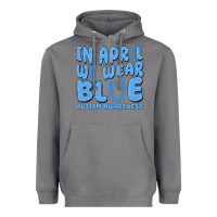 Storm in april we wear blue autism awareness Heavyweight Hoodie - MaliasSmallBusiness