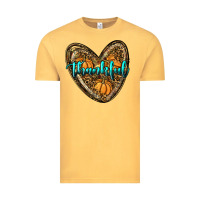 Vintage Mustard thankful pumpkin heart Vintage Tee - RanaPortraitStore