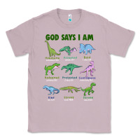 Lilac god says i am dinosaurs Classic Tee - JahusDesignShop
