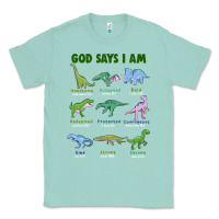 God Says I Am Dinosaurs Classic Tee | Teevron