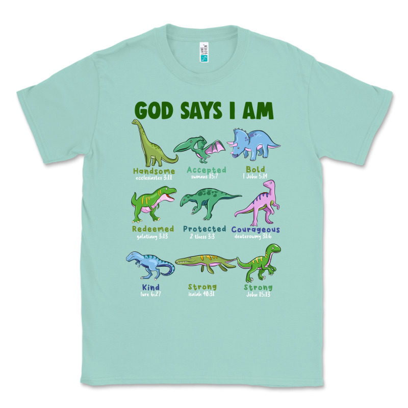 God Says I Am Dinosaurs Classic Tee by JahusDesignShop | Teevron