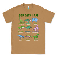Toasted Coconut god says i am dinosaurs Classic Tee - JahusDesignShop