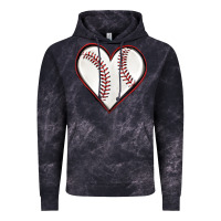 Cloud Black baseball heart Vintage Hoodie - texasbilliewilder