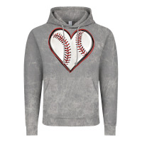 Cloud Rock baseball heart Vintage Hoodie - texasbilliewilder