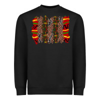 Black juneteenth brushstroke Heavyweight Sweatshirt - Zillion Design Studio