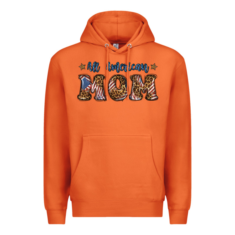 All American Mom Premium Hoodie by BundleAndBundleShop | Teevron
