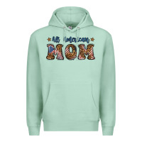 Seafoam All American Mom Premium Hoodie - BundleAndBundleShop