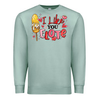 Seafoam i like you elote mexican valentines day Premium Sweatshirt - MaliasSmallBusiness