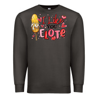 Smoke i like you elote mexican valentines day Premium Sweatshirt - MaliasSmallBusiness