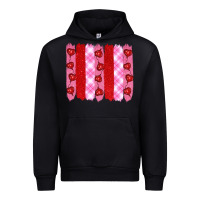 Black valentine's day brushstrokes Urban Hoodie - RanaPortraitStore
