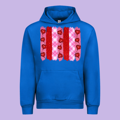 Valentine's Day Brushstrokes Urban Hoodie Designed By Ranaportraitstore