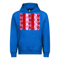 Cobalt valentine's day brushstrokes Urban Hoodie - RanaPortraitStore