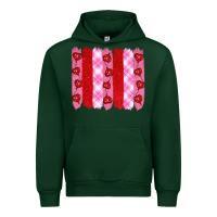 Forest Green valentine's day brushstrokes Urban Hoodie - RanaPortraitStore