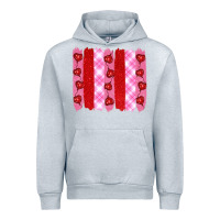 Heather Grey valentine's day brushstrokes Urban Hoodie - RanaPortraitStore