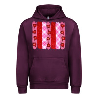 Mauve Wine valentine's day brushstrokes Urban Hoodie - RanaPortraitStore