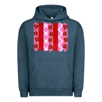 Pigment Midnight Navy valentine's day brushstrokes Urban Hoodie - RanaPortraitStore