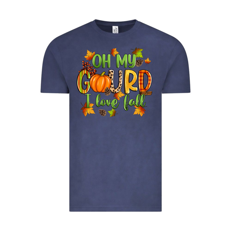 Oh My Gourd I Love Fall Vintage Tee by Zillion Design Studio | Teevron
