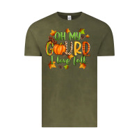 Vintage Olive oh my gourd i love fall Vintage Tee - Zillion Design Studio