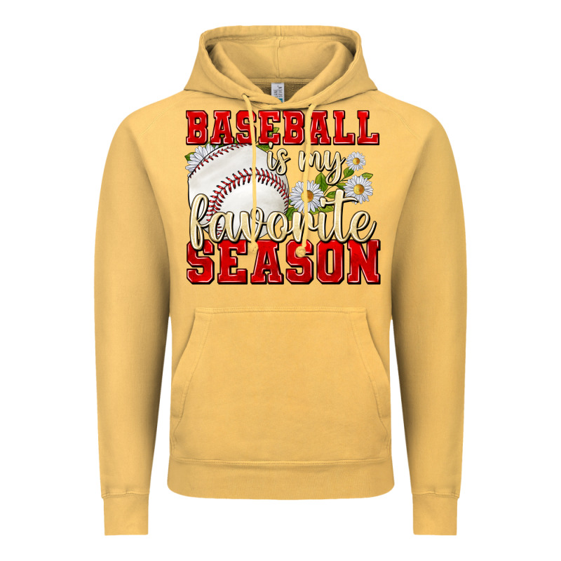 Baseball Is My Favorite Season Vintage Hoodie by texasbilliewilder | Teevron