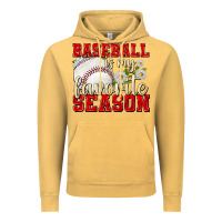 Vintage Mustard baseball is my favorite season Vintage Hoodie - texasbilliewilder