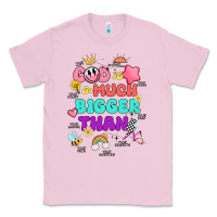 Bubblegum Pink god is bigger design Classic Tee - JahusDesignShop