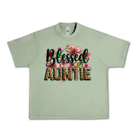 Oil Green flowers blessed auntie Urban Heavy Tee - Zillion Design Studio
