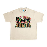 Sandshell flowers blessed auntie Urban Heavy Tee - Zillion Design Studio