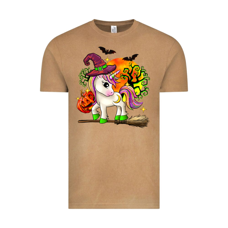 Halloween Unicorn Vintage Tee by Zillion Design Studio | Teevron