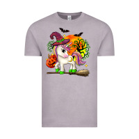 Vintage Zinc halloween unicorn Vintage Tee - Zillion Design Studio